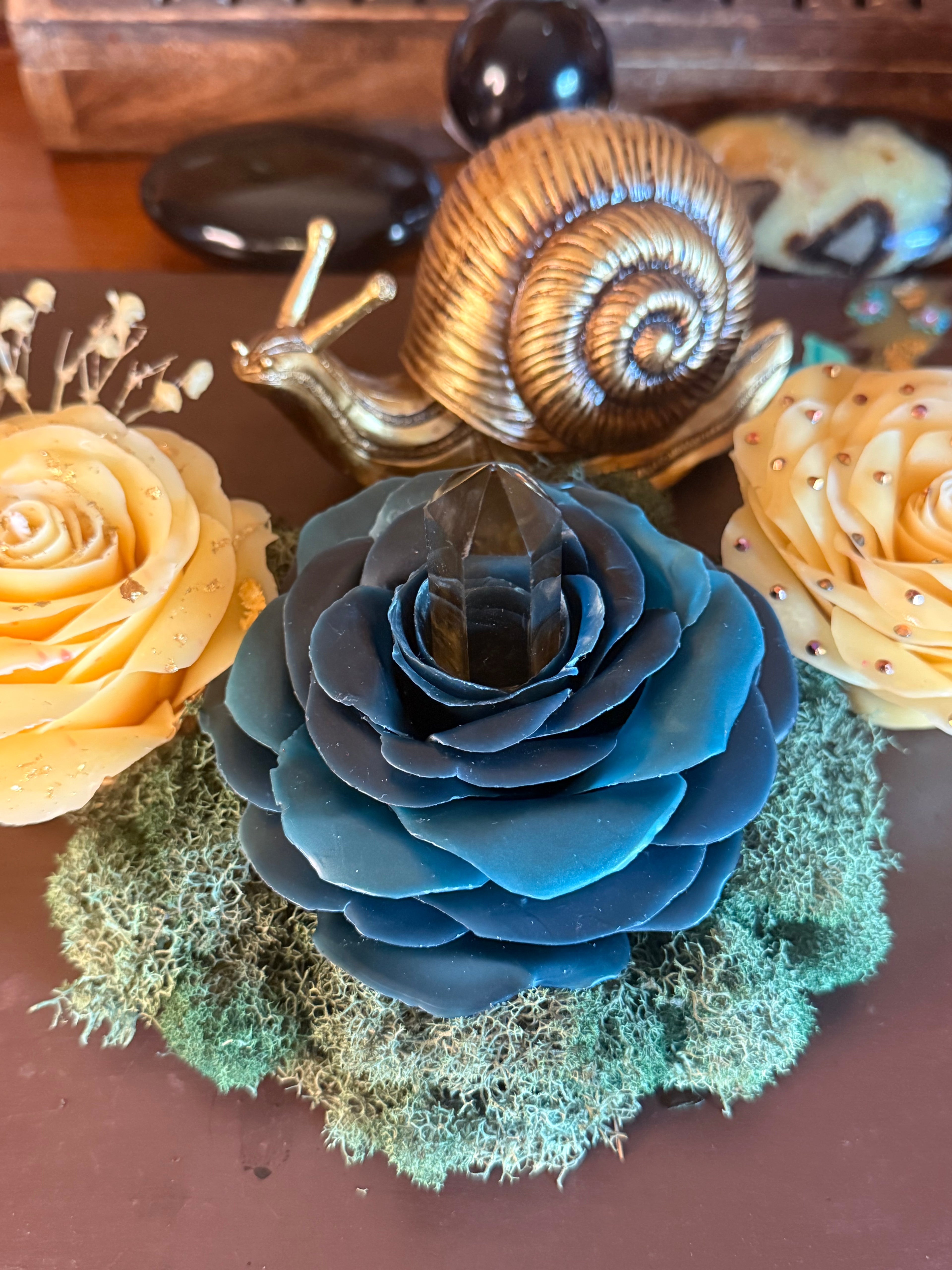 Citrine Beeswax Money Bowl Rose Green 1 Month Wait