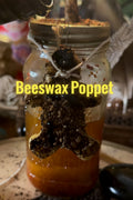 Handmade Beeswax Poppet Set of Two