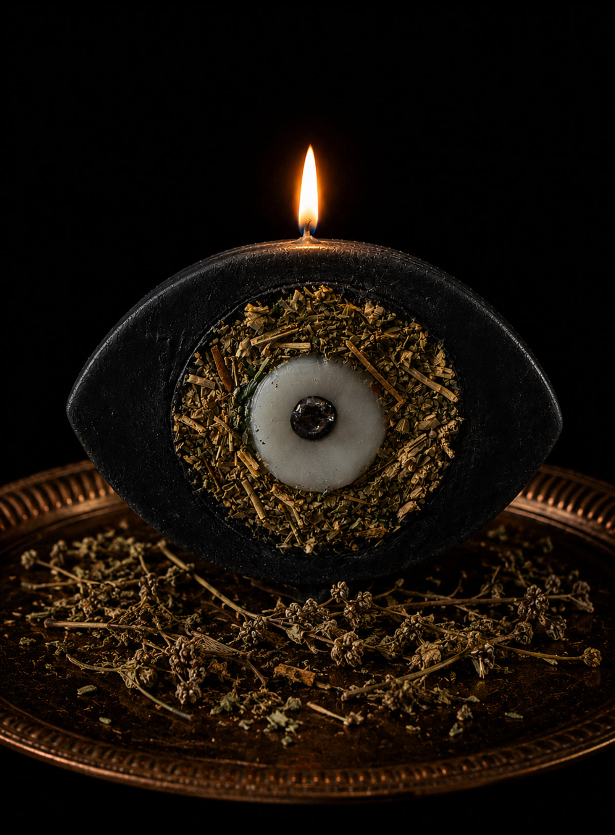 Large Agrimony Eye Return To Sender Ritual Candle