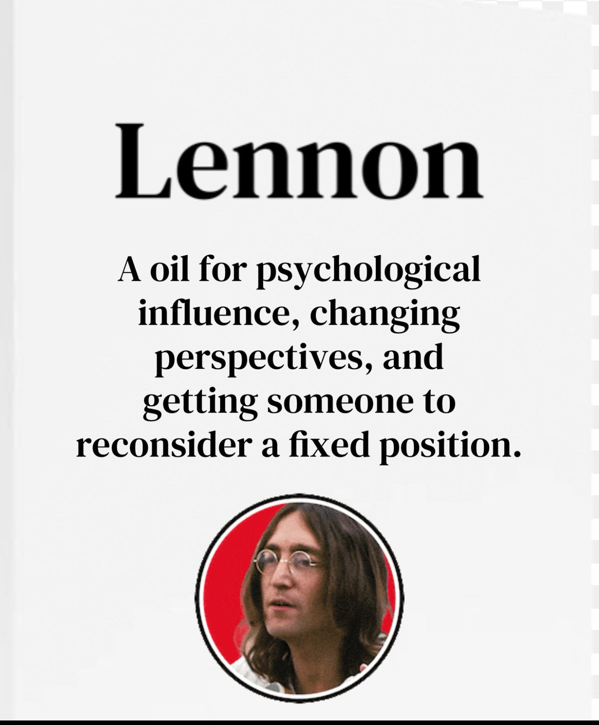 Lennon pre Order Nov 30