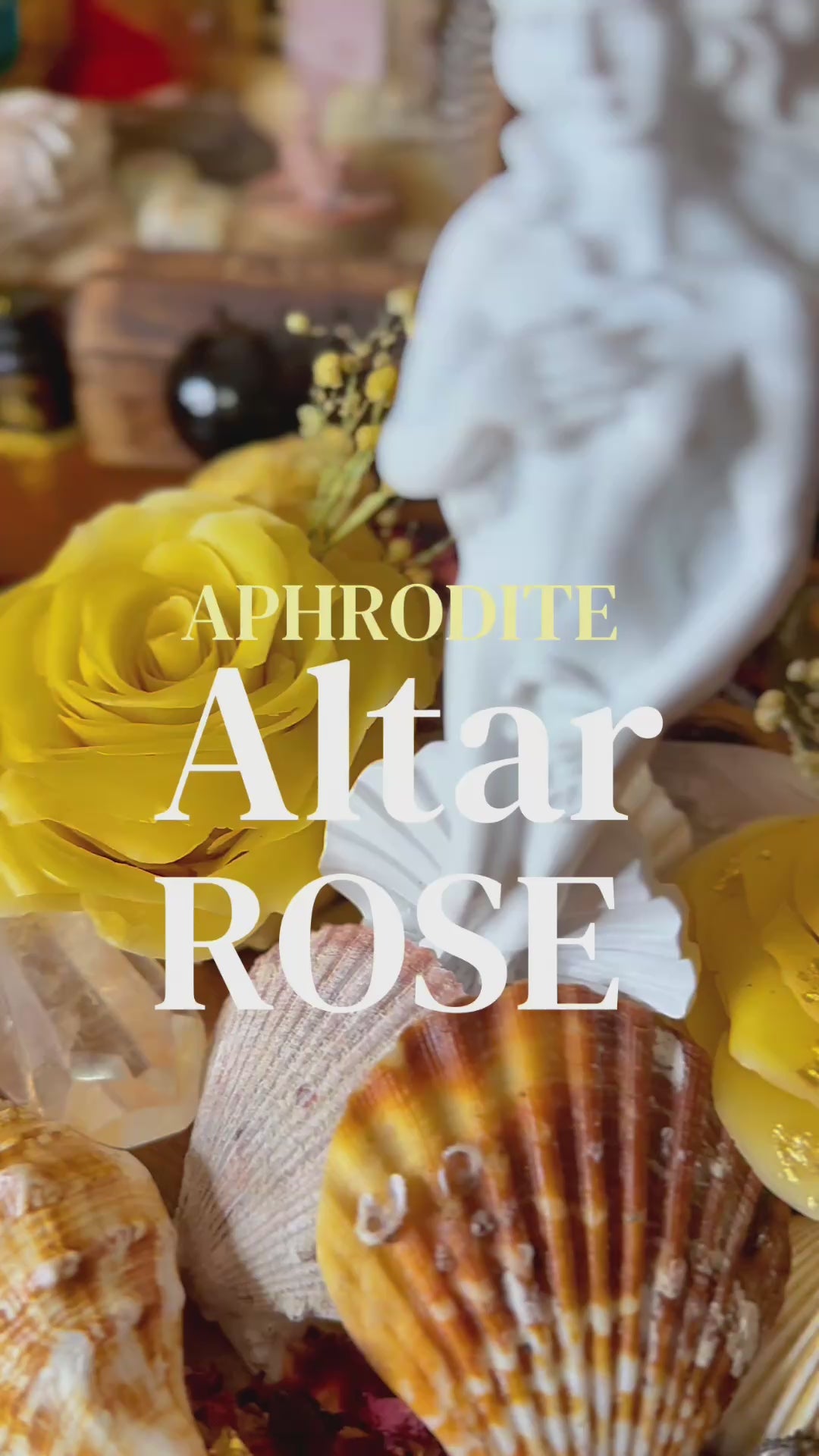 Your Deity Choice Beeswax Altar Rose (1 month wait)
